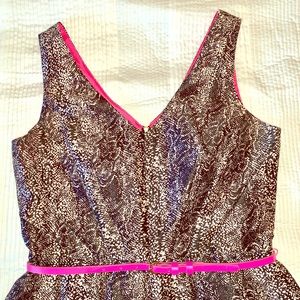 Taylor snakeskin dress, size 8